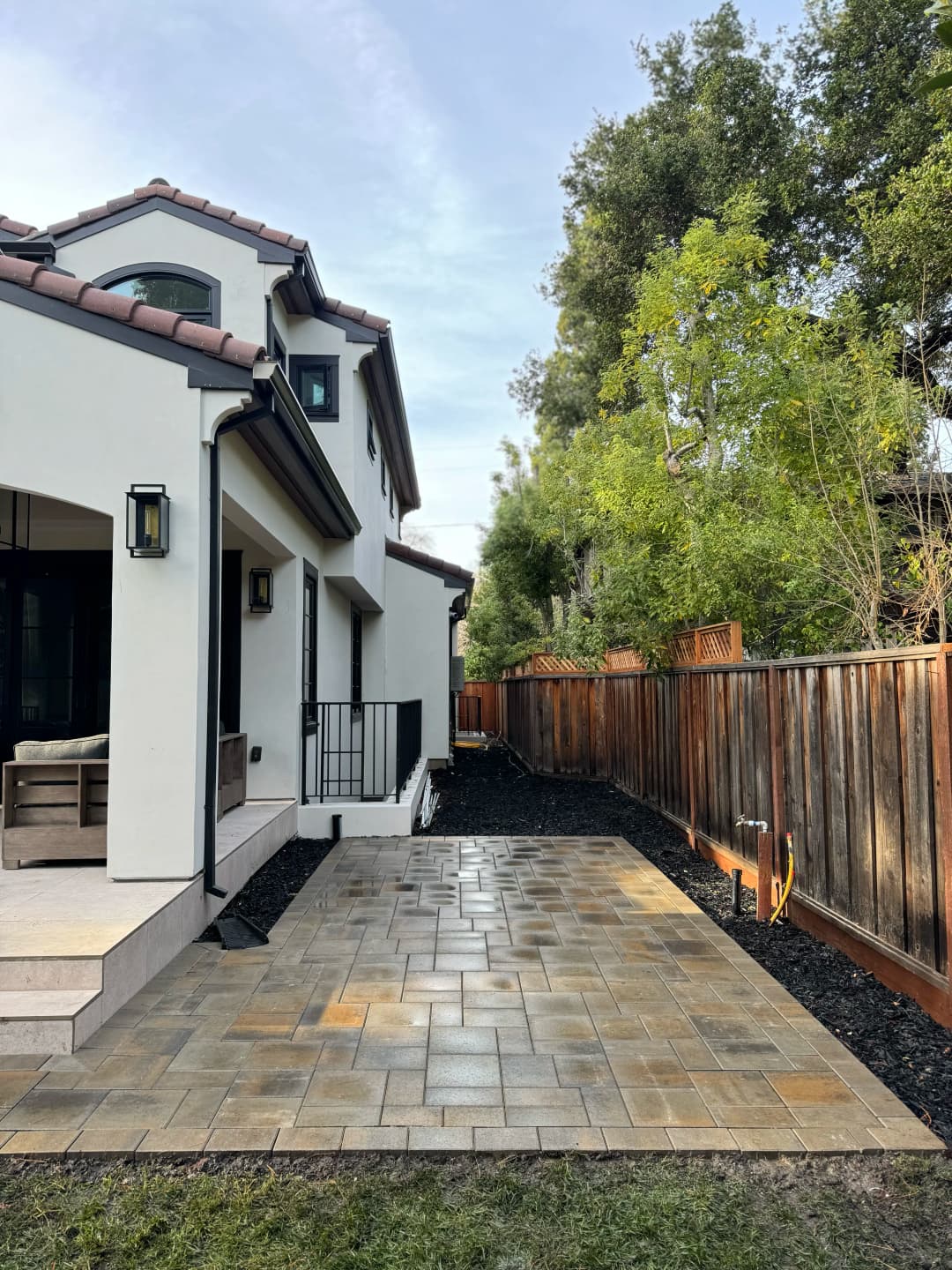 Professional landscaping design showcasing beautiful outdoor space transformation